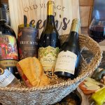 A gift basket from Leeah’s Old Village Wine Shop in Mount Pleasant, South Carolina.