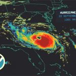 Hurricane Hugo infrared from NOAA.org