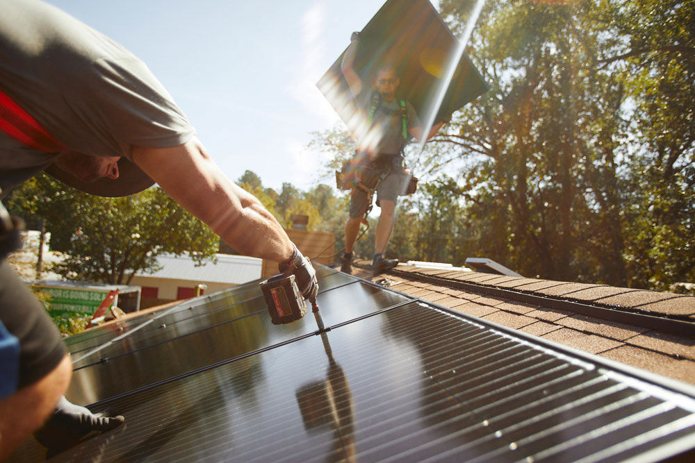 Solar panels look sleeker than ever before and are a great way to lower your energy bill. Phot couresty Palmetto.