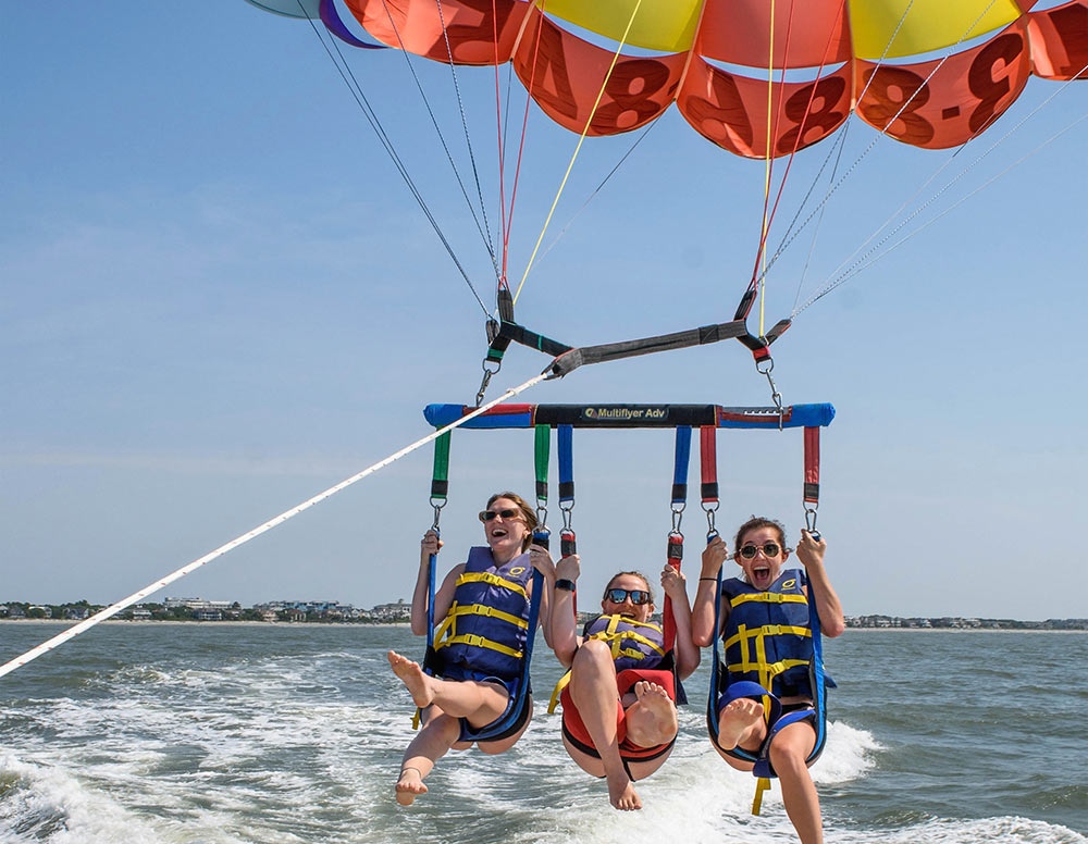 Parasailing with Tidal Wave Water Sports