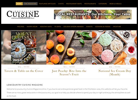 Lowcountry Cuisine Magazine - visit online now!
