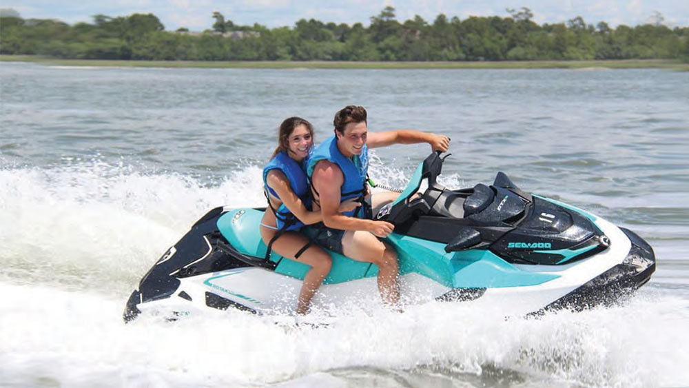 Jet Skiing with Tidal Wave Water Sports.