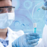 Image of a technician perfmorming a test for the Phi Life Sciences article.