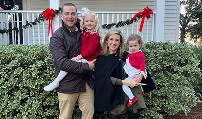 Pictured left to right: Brian Collie, Rose Collie, Lauren Collie, Evelyn Collie.