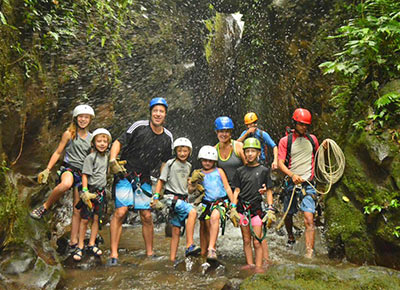 Pictured from left to right: Sofia Feldman, Nate Feldman, Josh Feldman, Hunter Reich, Brooke Reich, Cynthia Feldman, Selie Feldman.