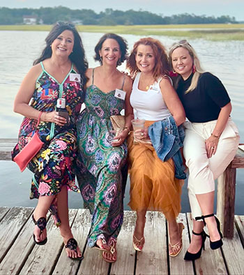 Best of Mount Pleasant 2022 Staff: (Left to right) Kim Martier. Stacey McLoughlin, Realtor Susan Matthews Realtor, Lorna Hollifield.