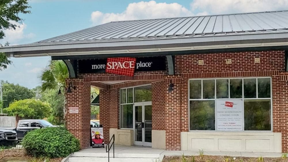 More Space Place in Mount Pleasant, South Carolina on Market Center Blvd near Belk for Men and Lowe's Home Improvement.