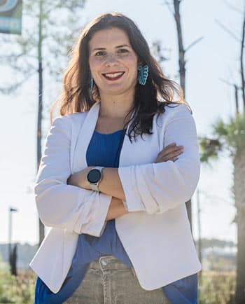 Oceanside Collegiate Academy's Second-year Principal, Christina Brown.