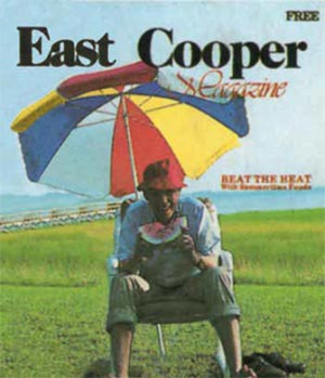 The 1988 cover of East Cooper Magazine with Arthur Ravenel.