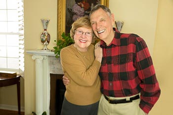 Arthur Ravenel with his wife Jean.