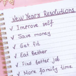 A list of New Year's Resolutions