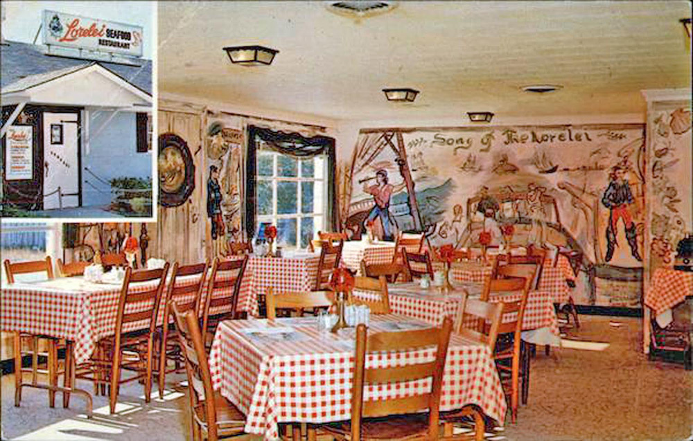 Lorelei Seafood Restaurant postcard