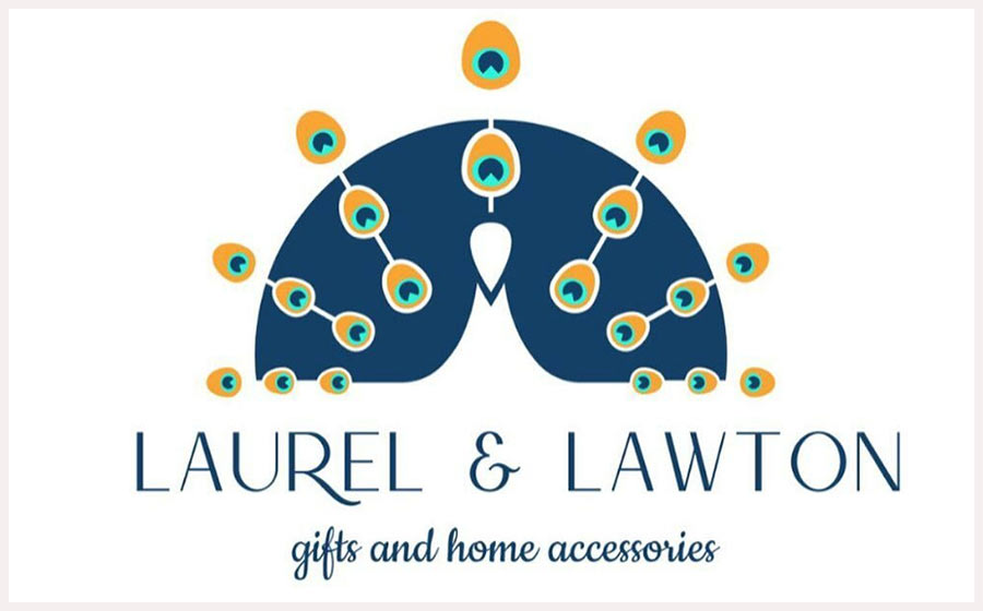 Laurel & Lawton, gifts and homes accessories logo with border