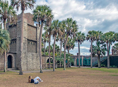 Atalaya Castle in Murrells Inlet, South Carolina.