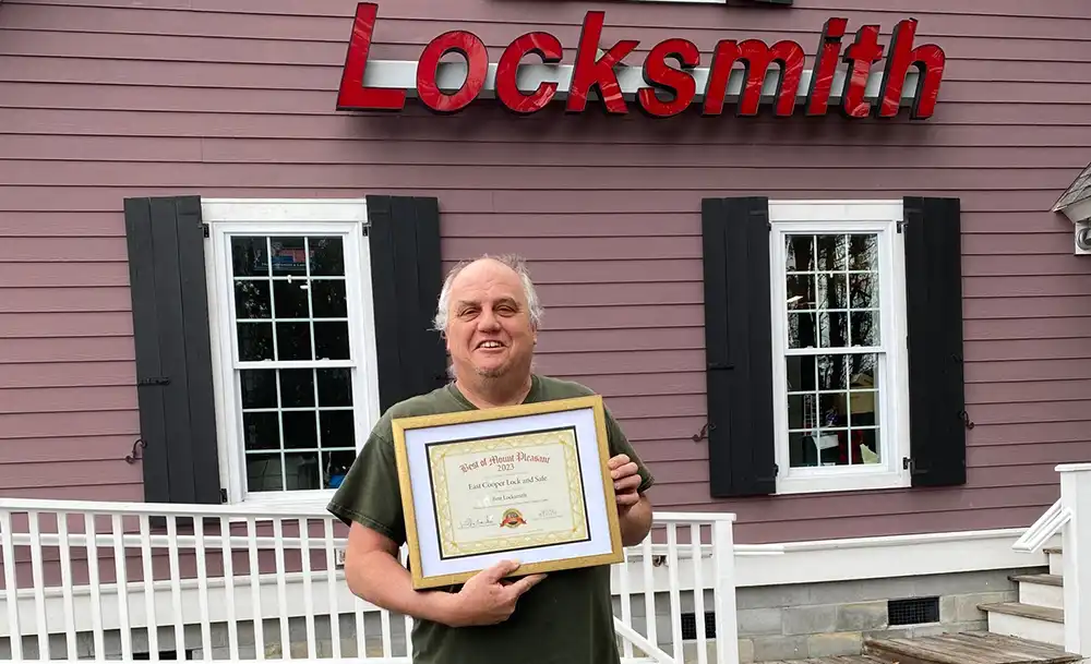 Owner, Larry Spears at East Cooper Lock and Safe.