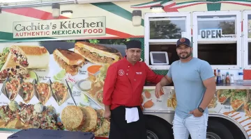 Cachitaâs Kitchen photograph. Erik Hernandez and Jose Cruz.