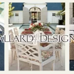 Ballard Designs is opening its first location in South Carolina. 40 Years of Style, Ballard Designs logo, with home décor and furniture photos.