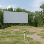A drive in movie theater.