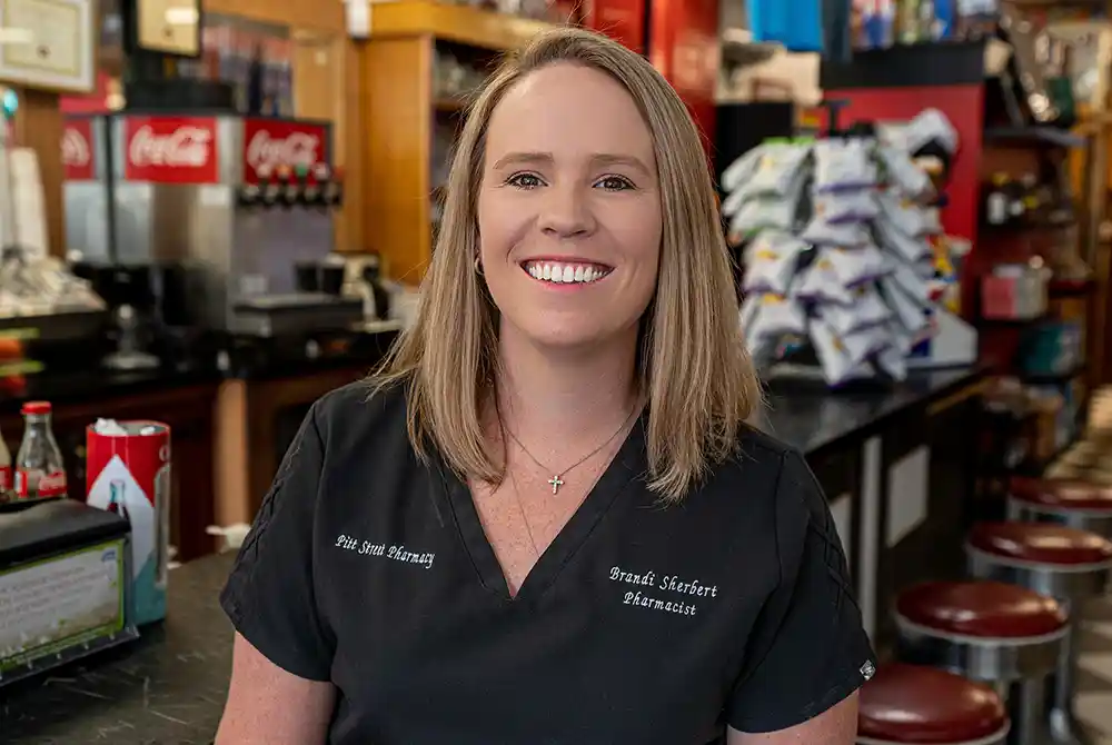 Brandi Sherbert, Owner of Mount Pleasant, SC's Pitt Street Pharmacy.