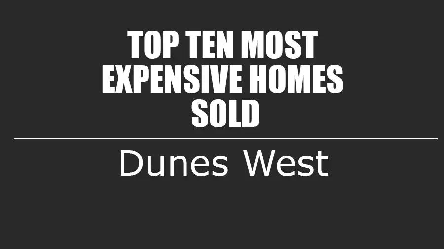 Dunes West, Mount Pleasant Top 10 Most Expensive Homes Sold Mount Pleasant Magazine