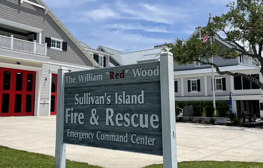LEFT: Sullivan's Island Fire Department after renovation.