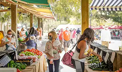The Mount Pleasant Farmers Market was one of the first events held after the COVID-19 pandemic began, providing an open-air space for locals to shop safely.