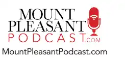 Mount Pleasant Podcast logo with text