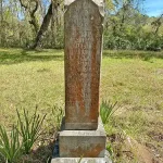 A commemorative stone marks the location where the Wappetaw Independent Congregational Church stood