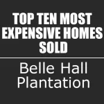 Brickyard Plantation, Mt Pleasant, SC top ten most expensive homes sold lists