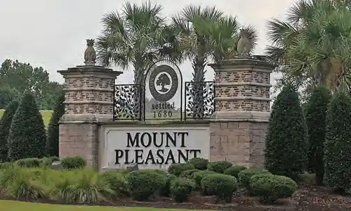 Welcome to Mount Pleasant, SC. Settled 1680.