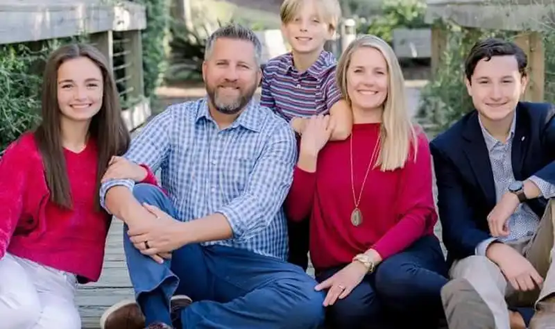 Kristie Radford and her family.