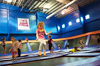 Indoors fun at Sky Zone