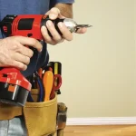 A construction contractor with his tools.