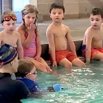 Mount Pleasant, SC swimming lessons the WATER Program. Photo courtesy of Mount Pleasant Recreation Department Aquatics.