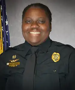 Officer Michaela Capers, Mount Pleasant Police Department.