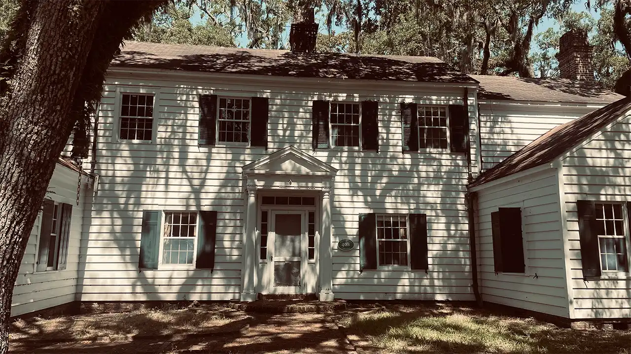 An eerie photo of Bellefield Plantation