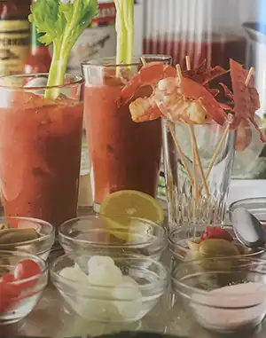 Hopsewee Bloody Mary by Raejean Beattie, manager at Hopsewee Plantation.