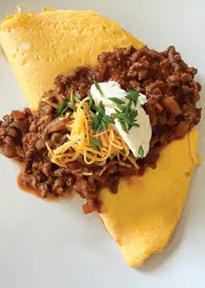 Chili Cheese Omelet from Big Bad Breakfast