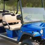 A unique Jeep-style golf cart by Rad Rydz in Mount Pleasant, South Carolina.