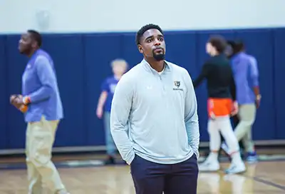 Lucy Beckham Bengals Boys Basketball new head coach Marquise Pointer surveys the Lucy Beckham landscape.