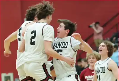 Wando Warriors Boys Basketball after a win last season over Goose Creek.