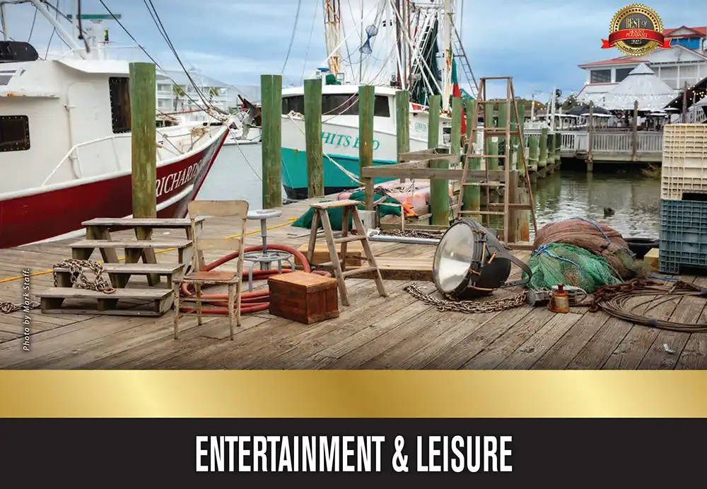 ENTERTAINMENT and LEISURE 2025 Best of Mount Pleasant title graphic