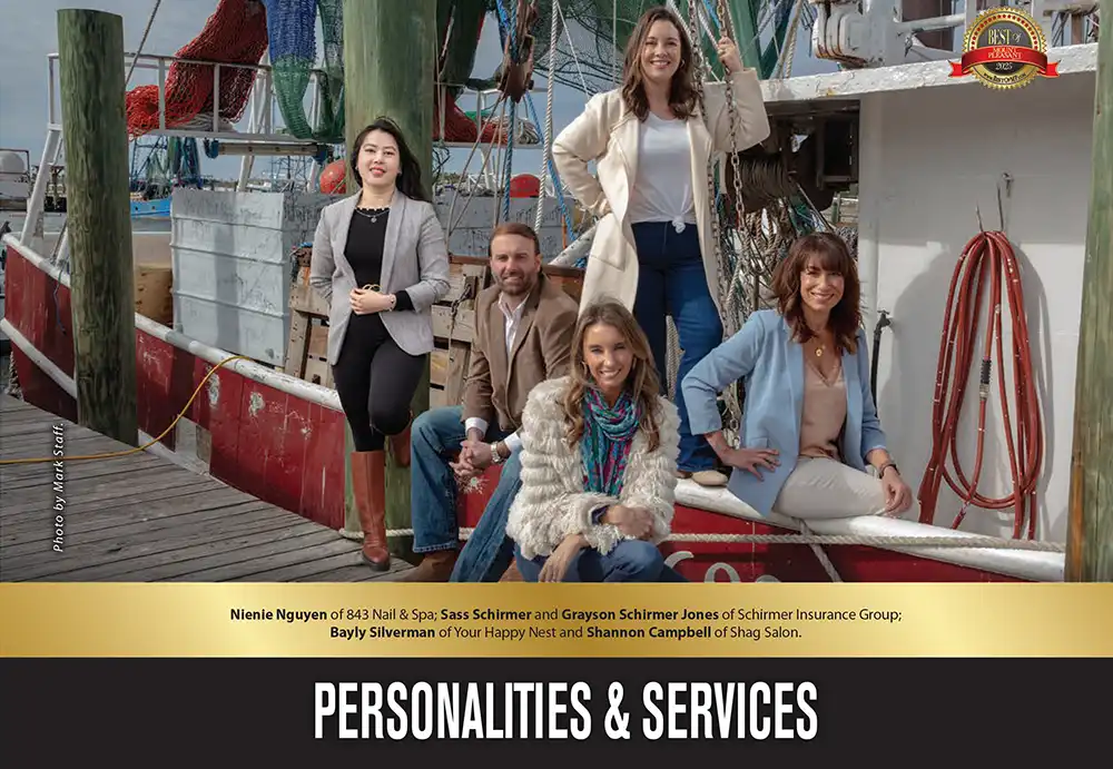 PERSONALITIES and SERVICES 2025 Best of Mount Pleasant title graphic