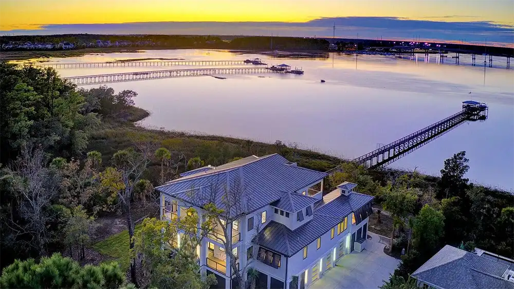 A 2025 Beautiful Homes waterfront property in Mount Pleasant, SC.