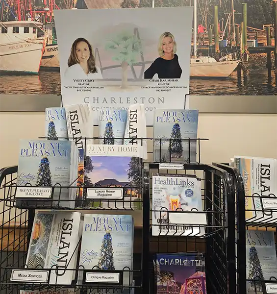 Mount Pleasant Magazine Grocery Distribution and Advertising rack #3