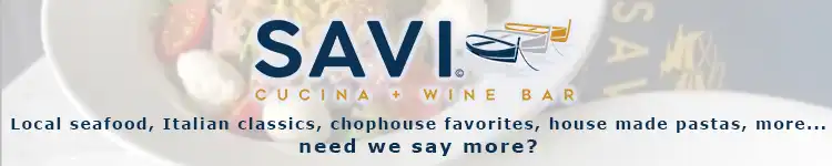 At SAVI, it’s not just about what’s on the plate—it’s about how it makes you feel. Drop in and check out our wide selection of food, wines and cocktails!