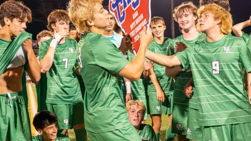 Bishop England boys soccer pulls off a comeback victory over the defending champion.