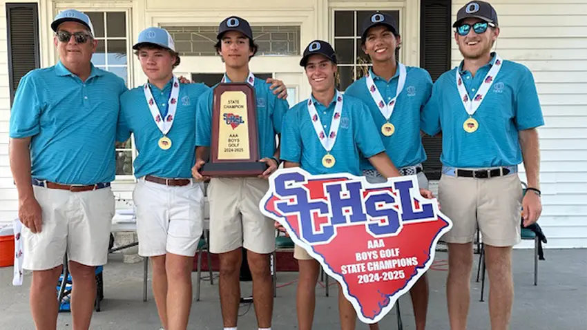Oceanside boys golf wins their third state title in the last four years.