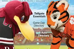 The CLEMSON/CAROLINA Sep/Oct 2025 cover of Mount Pleasant Magazine