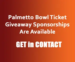 Ad: Palmetto Bowl Giveaway sponsorship ADVHERE banner